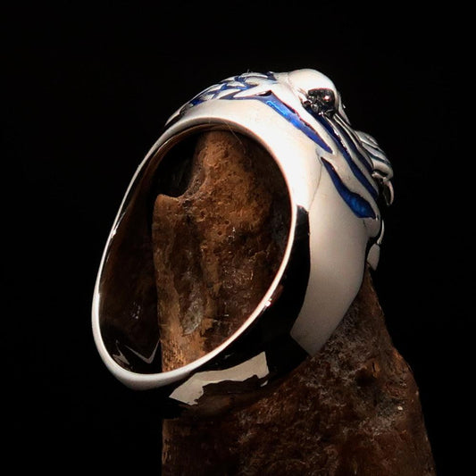Anillo Predator con Tigre para Hombre – Plata Esterlina 925